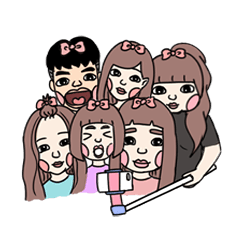[LINEスタンプ] POLA SISTER'S 