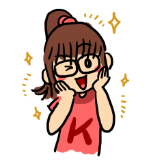 [LINEスタンプ] Cute Koharu 