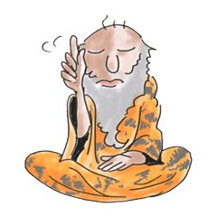 [LINEスタンプ] Happy hermit