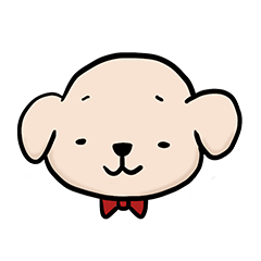 [LINEスタンプ] Dicky the Politely Dog