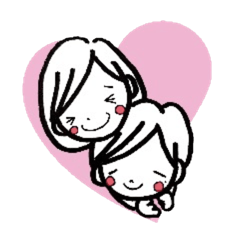 [LINEスタンプ] ひなたくんとはなちゃん