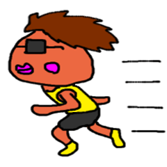 [LINEスタンプ] 走れぼいぼい。 