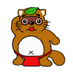 [LINEスタンプ] たんたん たぬきくん