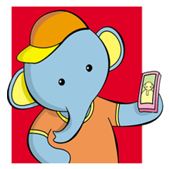 [LINEスタンプ] Smart Elephant 