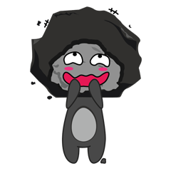 [LINEスタンプ] Lovely Coal 