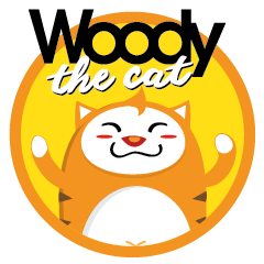[LINEスタンプ] Woody the cat 