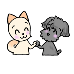 [LINEスタンプ] マメなふたり 