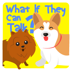 [LINEスタンプ] What if They Can Talk？