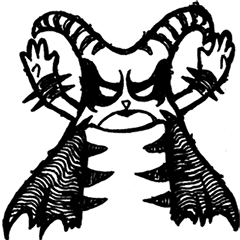 [LINEスタンプ] Black Metal Cat 