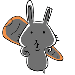 [LINEスタンプ] Dark Rabbit