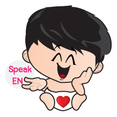 [LINEスタンプ] Richie speaks English