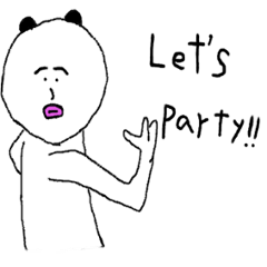 [LINEスタンプ] 気持ち悪いパンダ 