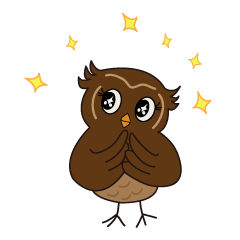 [LINEスタンプ] Momo  Owl