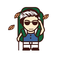 [LINEスタンプ] Bored Alone 