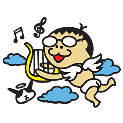 [LINEスタンプ] Iw Iw Angel ＆ Pao Pao 