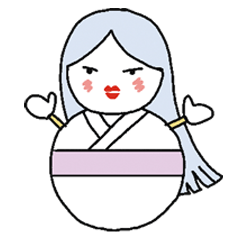 [LINEスタンプ] 雪だるま女 