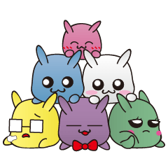 [LINEスタンプ] Pury and Friends
