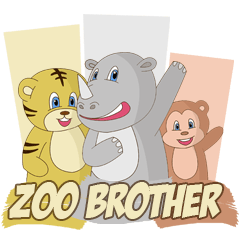[LINEスタンプ] Zoo Brotherの画像（メイン）