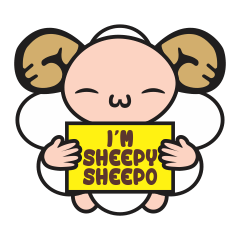 [LINEスタンプ] Sheepy Sheepo
