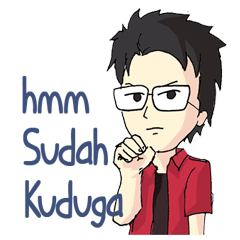 [LINEスタンプ] Budi the Megane Boy 