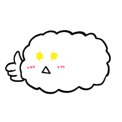 [LINEスタンプ] 雲のぬーべ 
