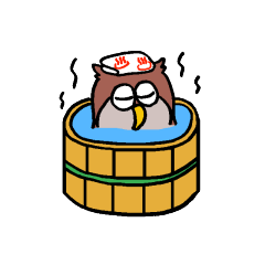 [LINEスタンプ] ふくろうフラップ君1匹目 