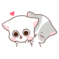 [LINEスタンプ] wa-ang＆komu's love ver.2 