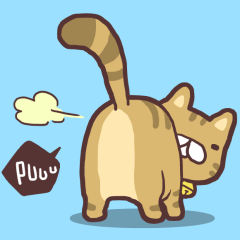 [LINEスタンプ] Fluffy Kitten Boggi