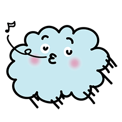 [LINEスタンプ] Happy Cloud 