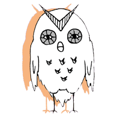 [LINEスタンプ] フクロウ* 