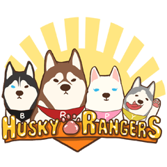 [LINEスタンプ] Husky Rangers (EN)の画像（メイン）