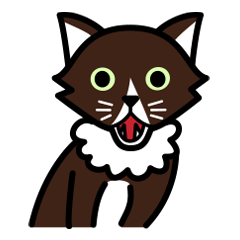 [LINEスタンプ] 茶猫たわし