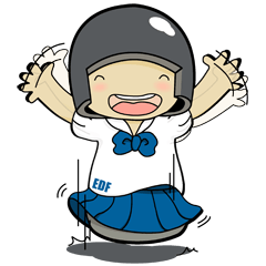 [LINEスタンプ] EDF Nong Daru