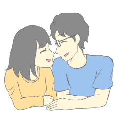 [LINEスタンプ] We're Together