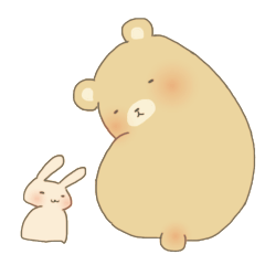 [LINEスタンプ] 草食系くまさん