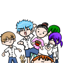 [LINEスタンプ] Campus life interesting 