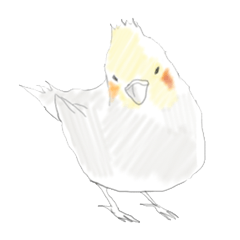 [LINEスタンプ] インコのハナちゃん