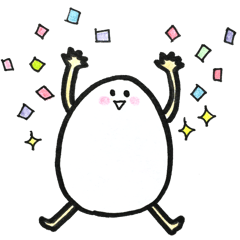 [LINEスタンプ] コロコロたまごちゃん