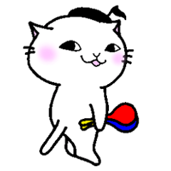 [LINEスタンプ] 音符ねこニャン