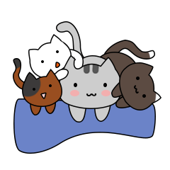 [LINEスタンプ] C(h)atroom - Cat and Chat 