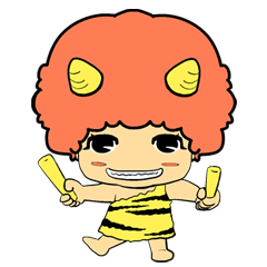 [LINEスタンプ] かみなりちゃま 