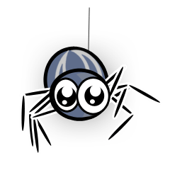 [LINEスタンプ] Cutie Spider