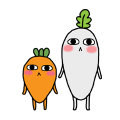 [LINEスタンプ] The Veggie buddy 