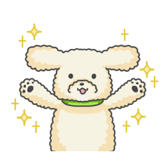 [LINEスタンプ] トイプードルのモコ！