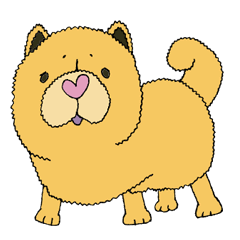 [LINEスタンプ] チャウチャウなのです。 