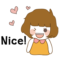 [LINEスタンプ] the Little Girl.