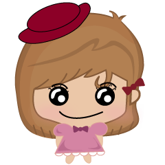 [LINEスタンプ] Bobo little girl