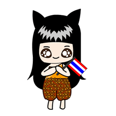 [LINEスタンプ] catty girl