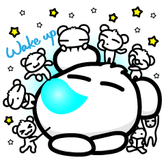 [LINEスタンプ] Doze Bear ！ Wake up！