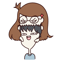 [LINEスタンプ] This is my girlfriend